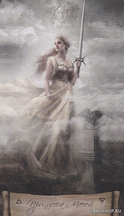 Паж мечей — Heaven & Earth Tarot