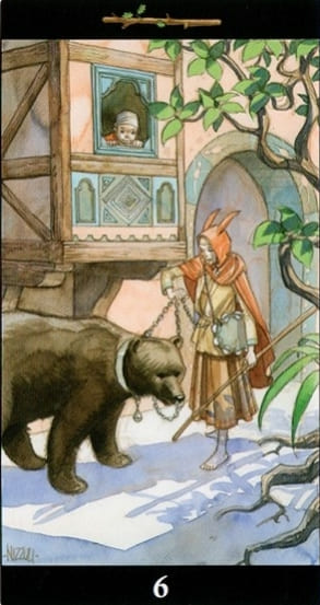 Шестёрка жезлов — Таро Магия Снов