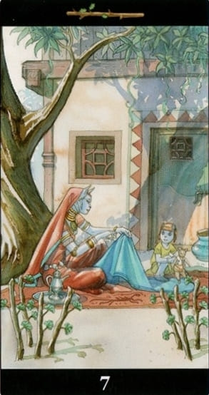 Семёрка жезлов — Таро Магия Снов