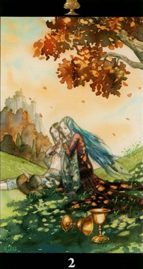 Двойка чаш — Таро Магия Снов