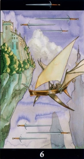 Шестёрка мечей — Таро Магия Снов