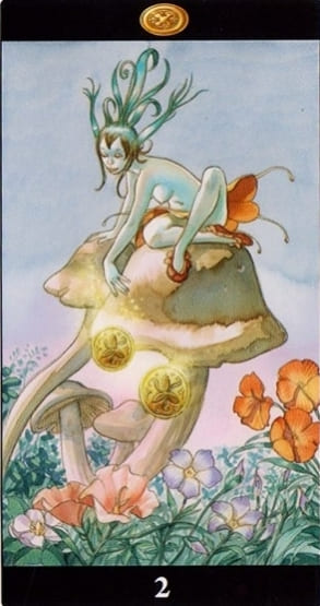 Двойка пентаклей — Таро Магия Снов