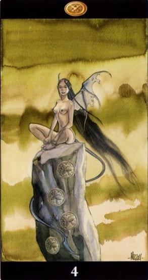 Четверка пентаклей