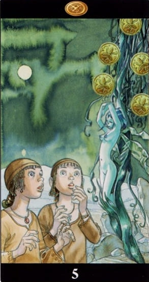 Пятёрка пентаклей