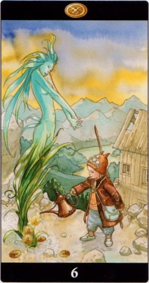 Шестёрка пентаклей