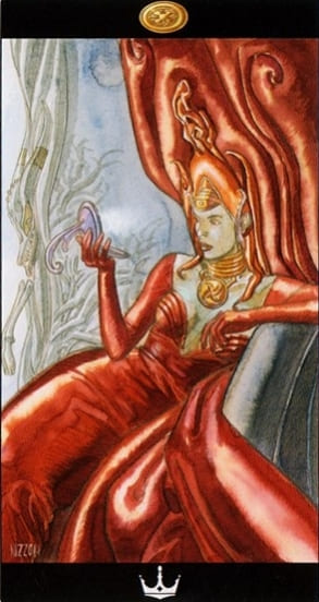 Королева пентаклей — Таро Магия Снов