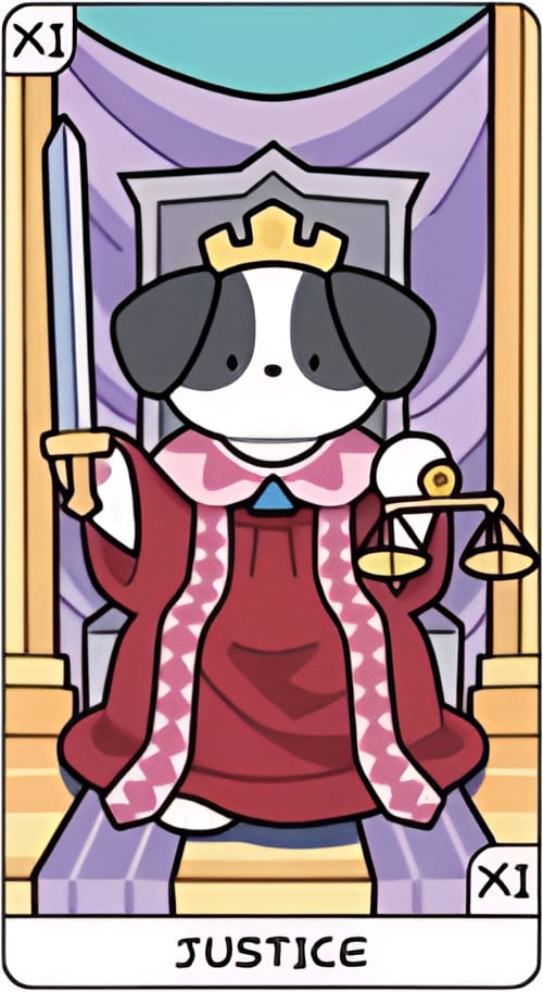 Справедливость — YOLO Tarot