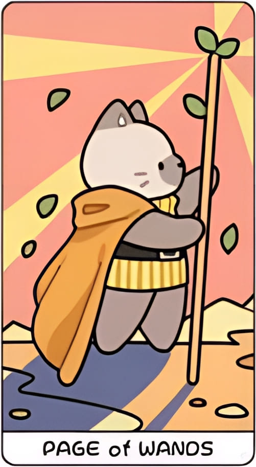 Паж жезлов — YOLO Tarot