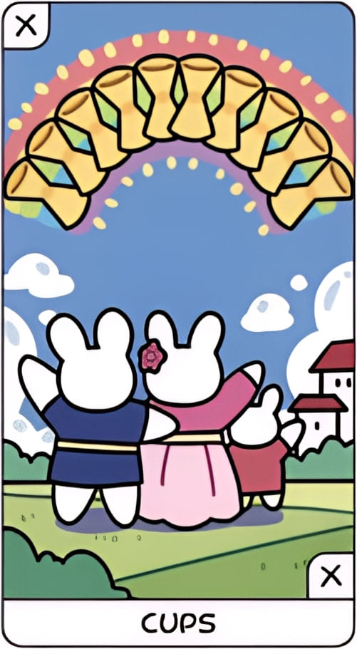 Десятка чаш — YOLO Tarot