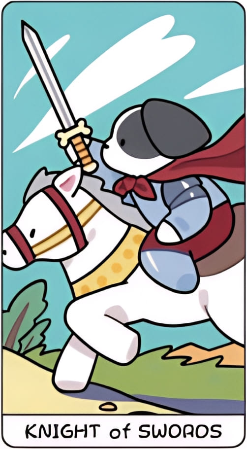 Рыцарь мечей — YOLO Tarot
