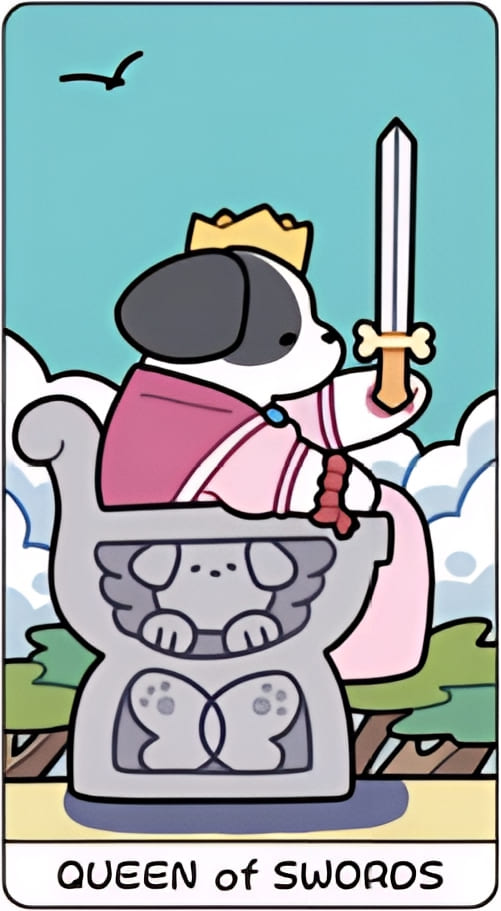 Королева мечей — YOLO Tarot