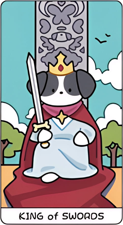 Король мечей — YOLO Tarot