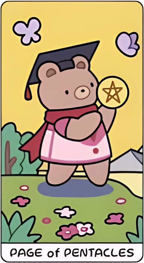 Паж пентаклей — YOLO Tarot