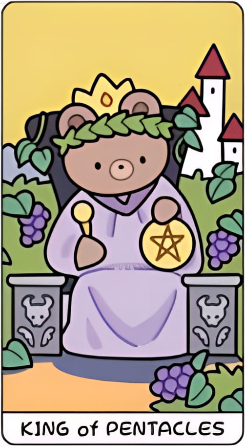 Король пентаклей — YOLO Tarot