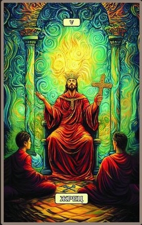 Иерофант — Swirls of Light Tarot