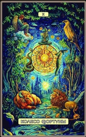 Колесо фортуны — Swirls of Light Tarot