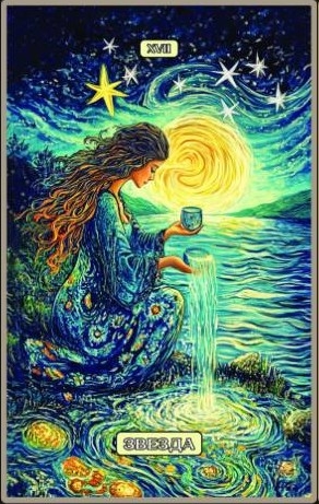 Звезда — Swirls of Light Tarot