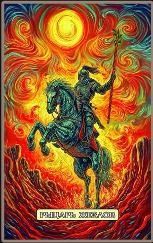Рыцарь жезлов — Swirls of Light Tarot
