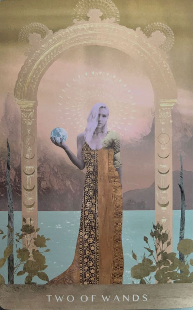 Двойка жезлов — Таро Лунного Дитя