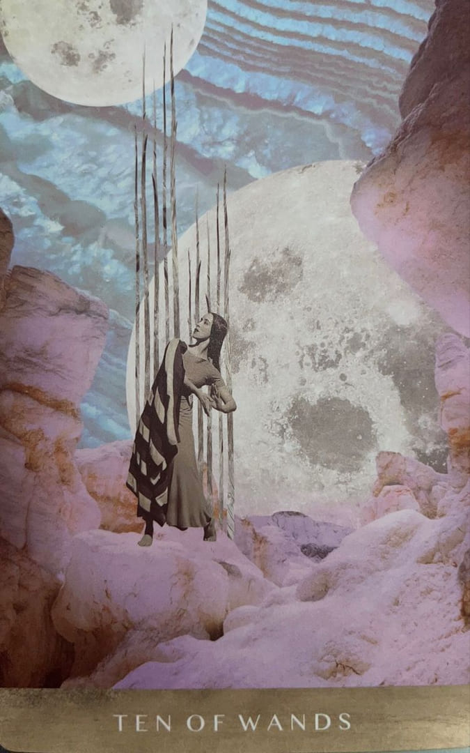 Десятка жезлов — Таро Лунного Дитя