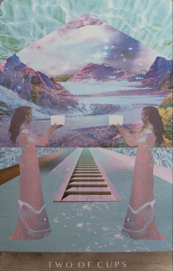 Двойка чаш — Таро Лунного Дитя