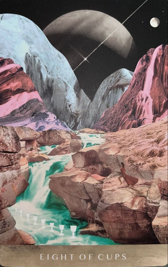 Восьмёрка чаш — Таро Лунного Дитя