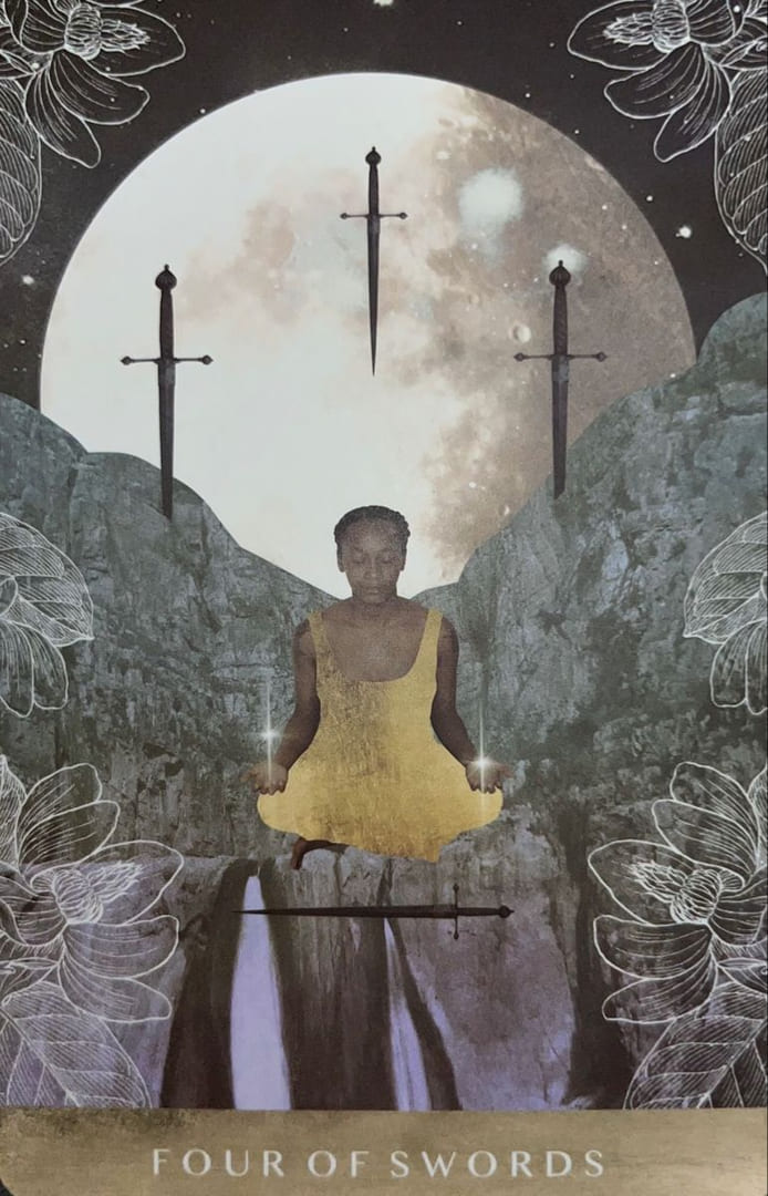Четверка мечей — Таро Лунного Дитя