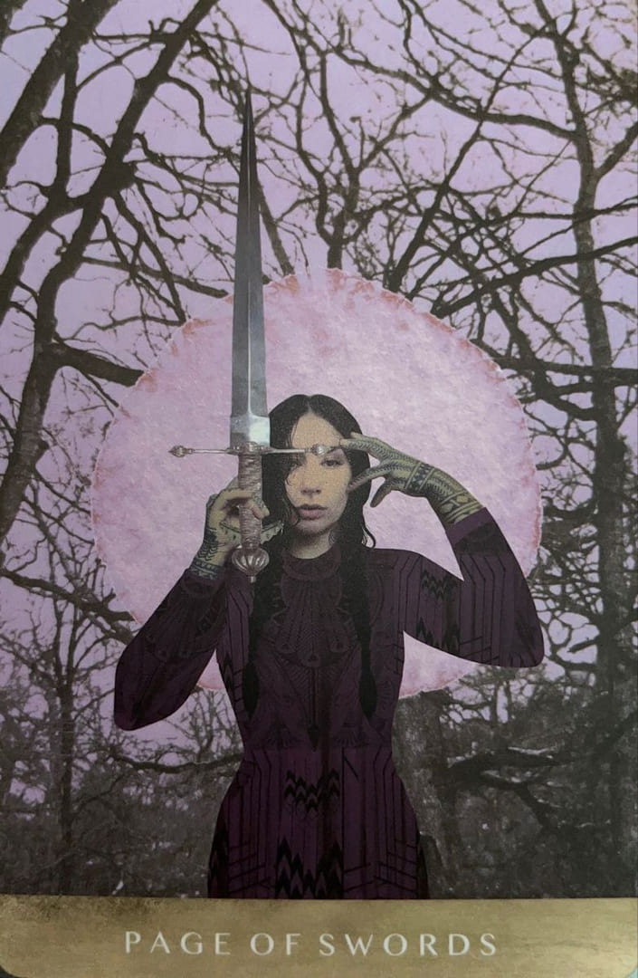 Паж мечей — Таро Лунного Дитя