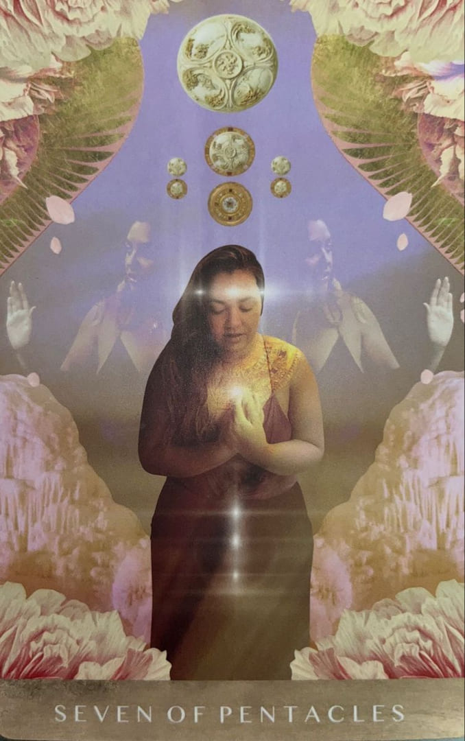Семёрка пентаклей — Таро Лунного Дитя