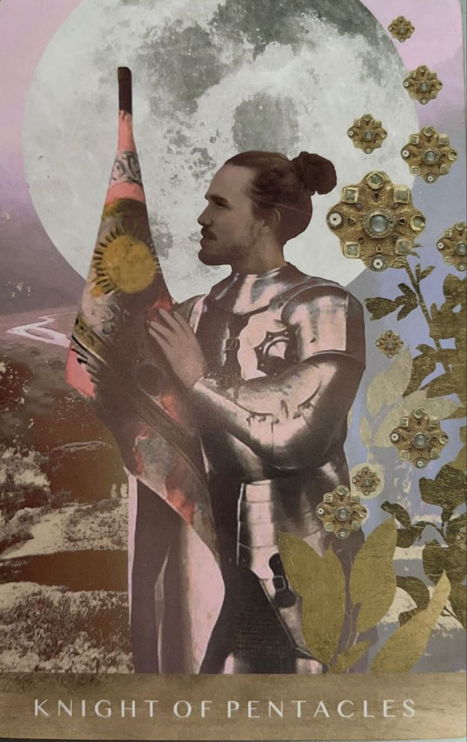 Рыцарь пентаклей — Таро Лунного Дитя